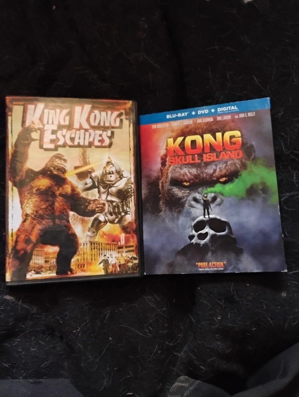 King Kong Escapes & Kong Skull Island DvD Bluray 3 Discs Movie Set Bundled Lot